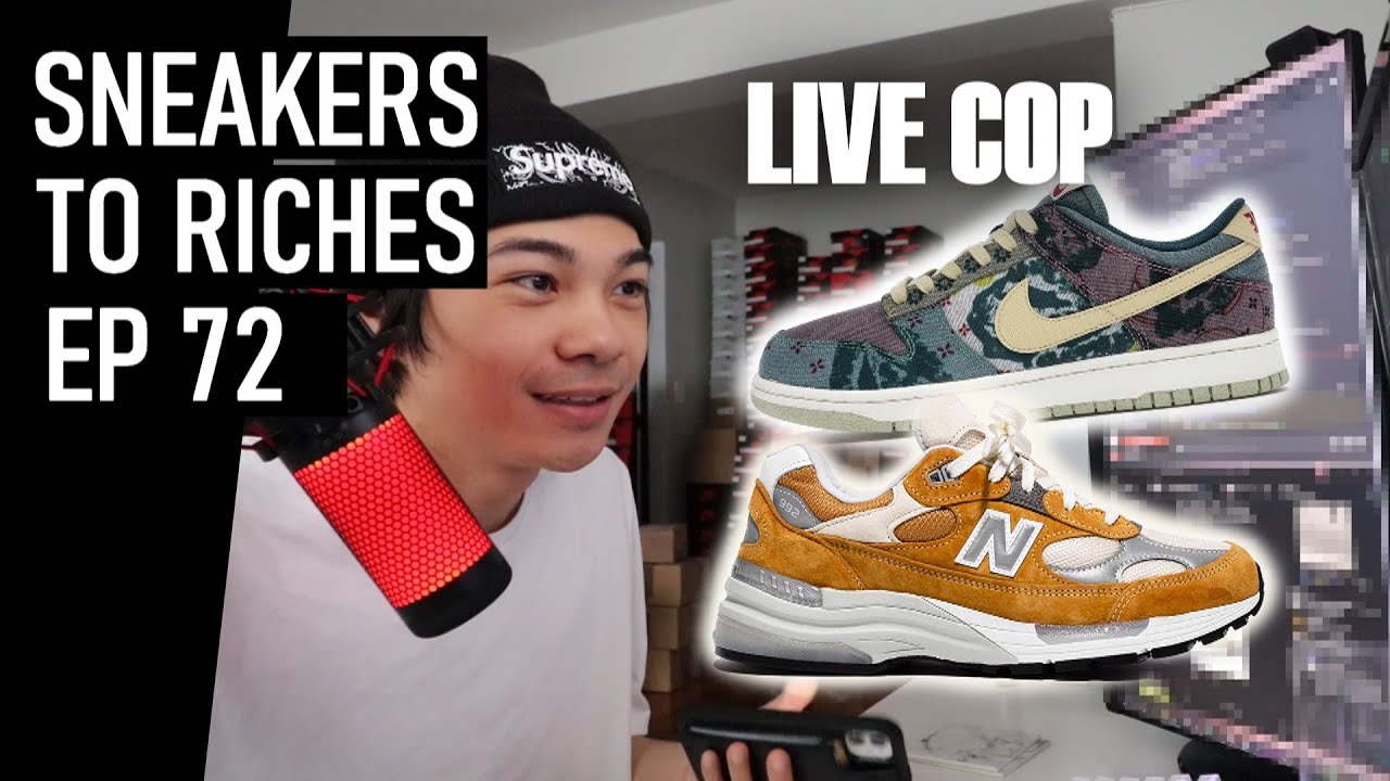 Nike Dunk Low Community Garden - LIVE COP! Reselling Vlog - Sneakers To Riches Ep 72