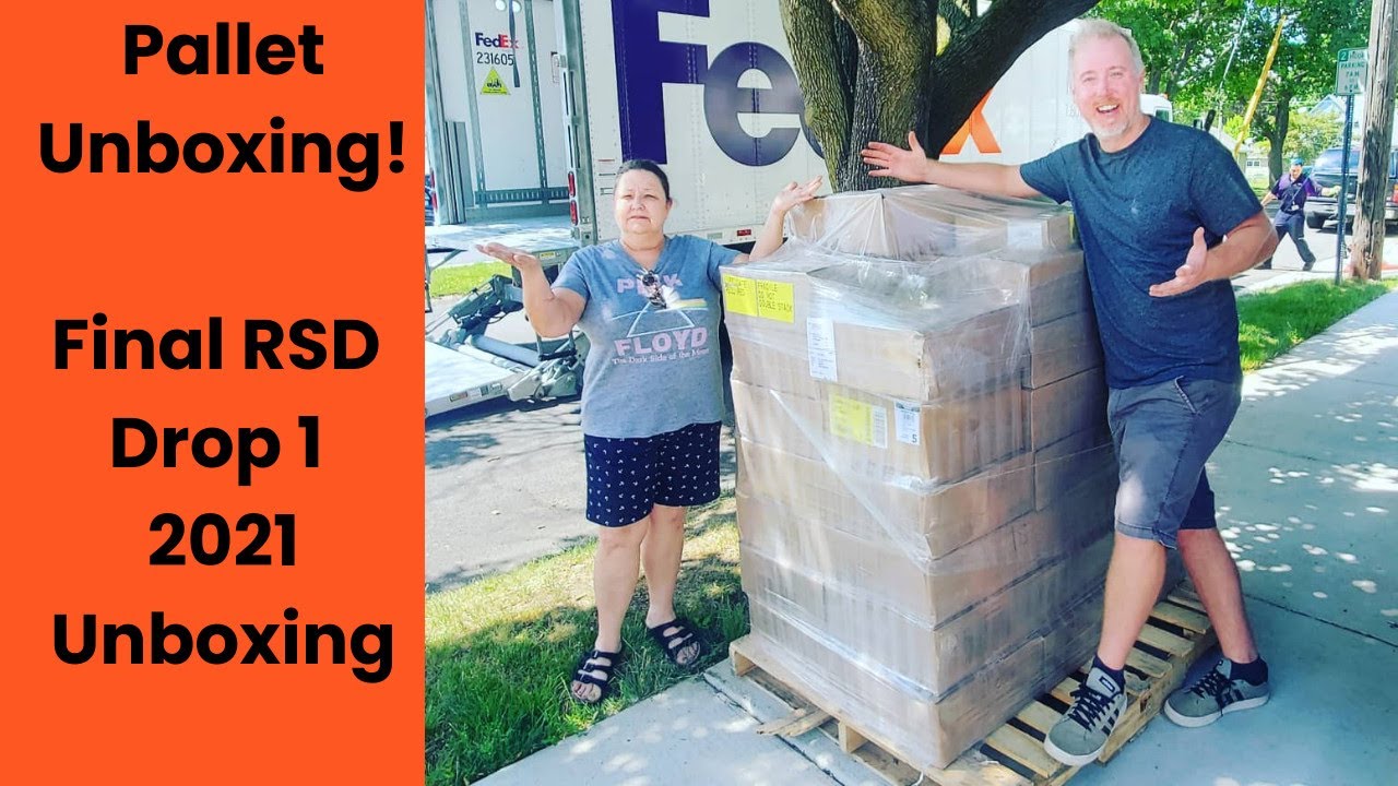 FULL PALLET Unboxing Final RSD 2021 Drop 1 watch us open a TON of Record Store Day Boxes Preview