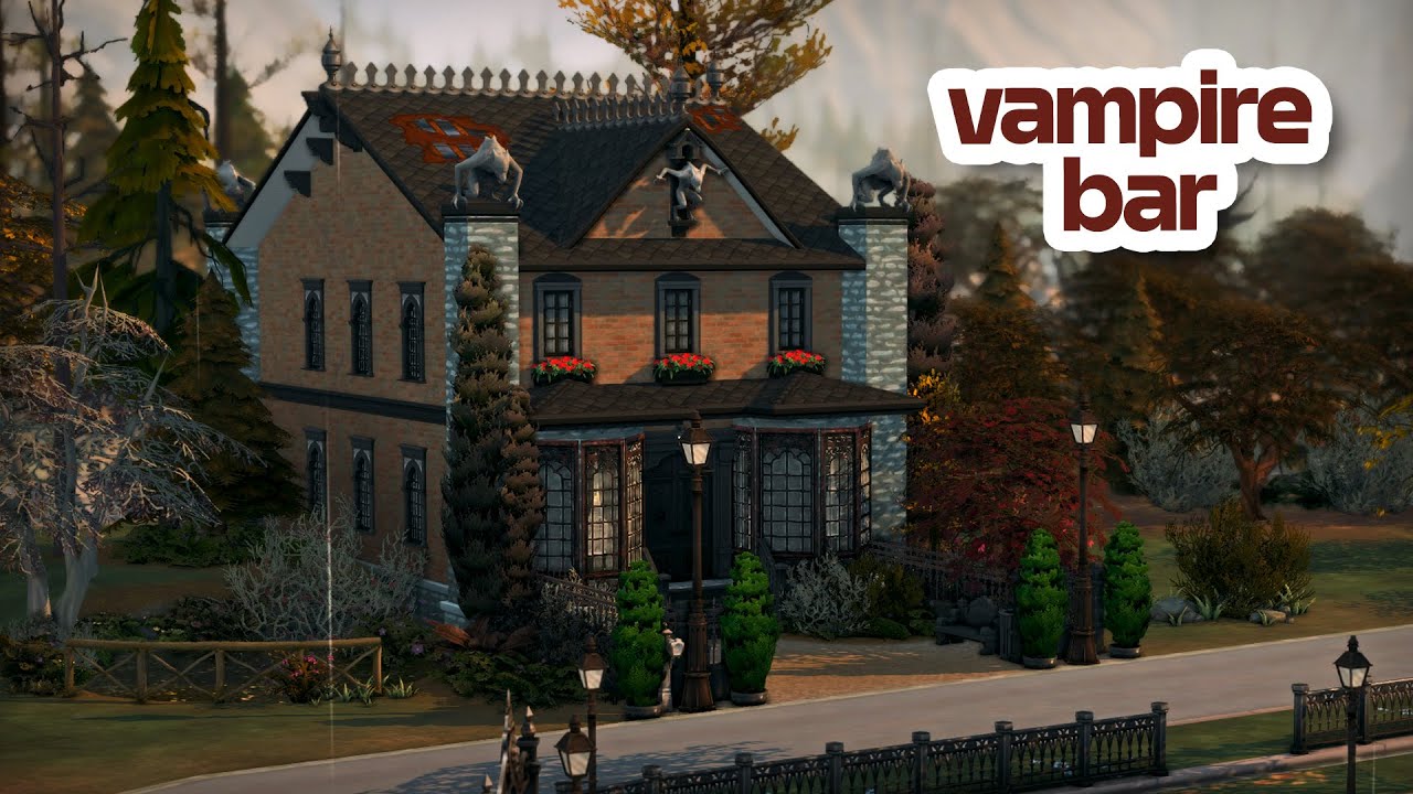 Забытый бар &laquo;Полый&raquo; 🍷 | The Sims 4 Скоростная сборка