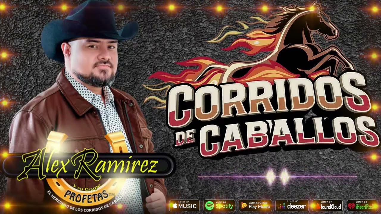 Alex Ramírez MIX 2025 🐎 Corridos de Caballos Legendarios | Música Norteña para Jaripeo 🎶🔥