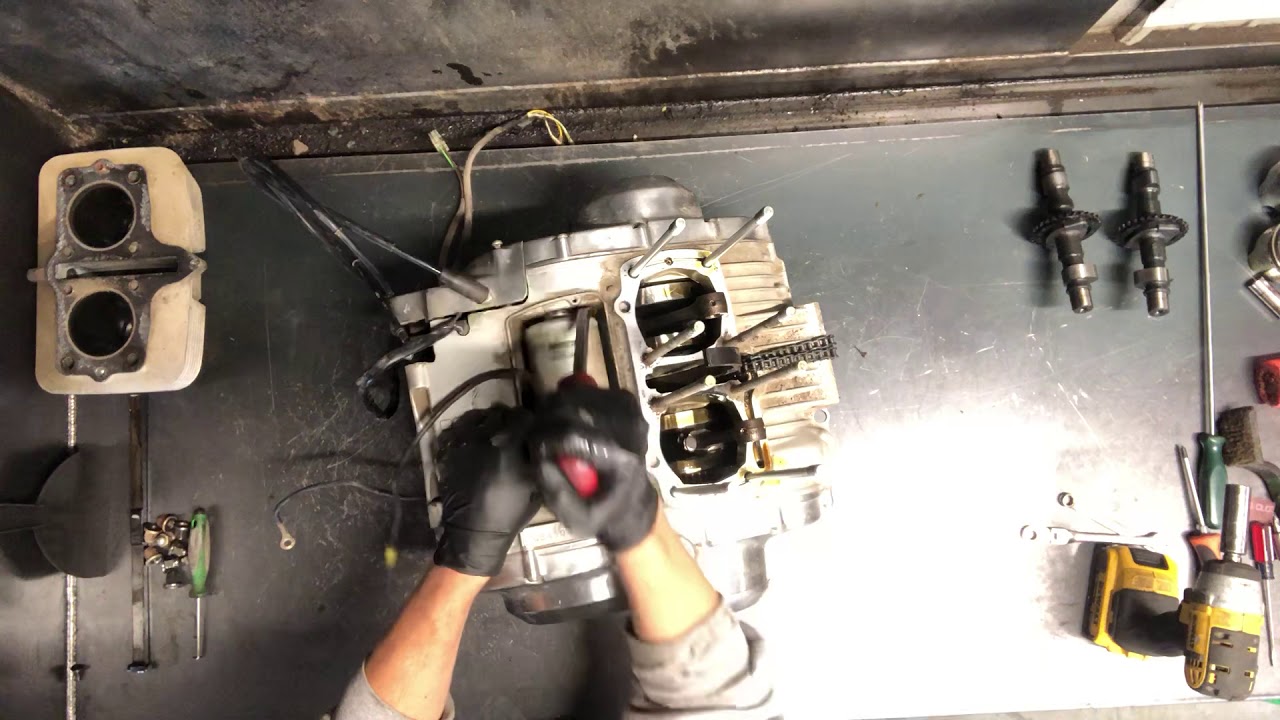 How To Suzuki GS450 GS 450 Engine Motor Rebuild Tear Down - Complete - Vintage Old Bike