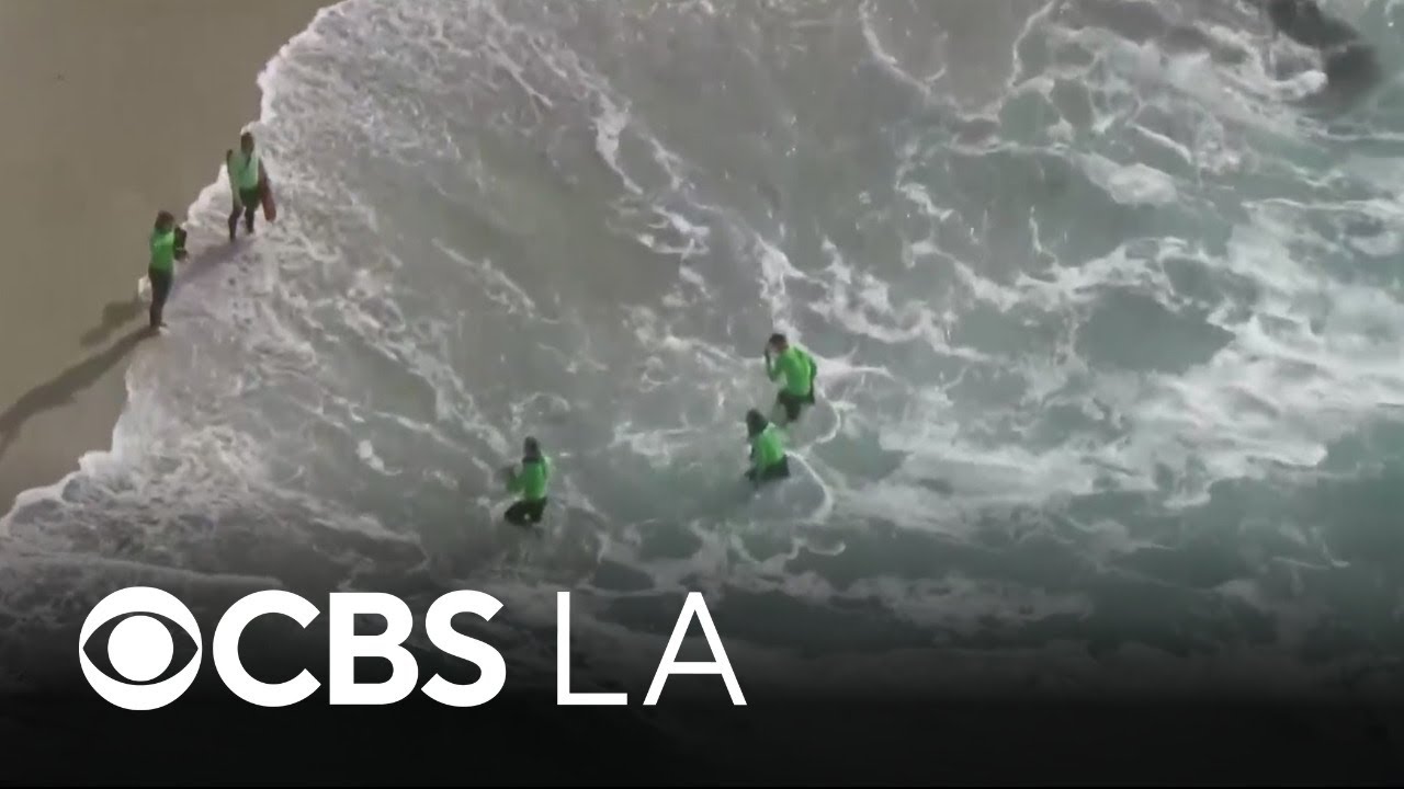 5-year-old girl still missing after getting swept away by powerful wave in Laguna Beach