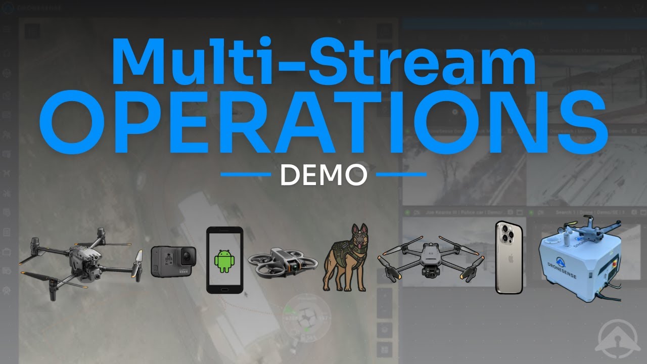 DroneSense Fly Day | Multi-Stream Public Safety Ops Demo