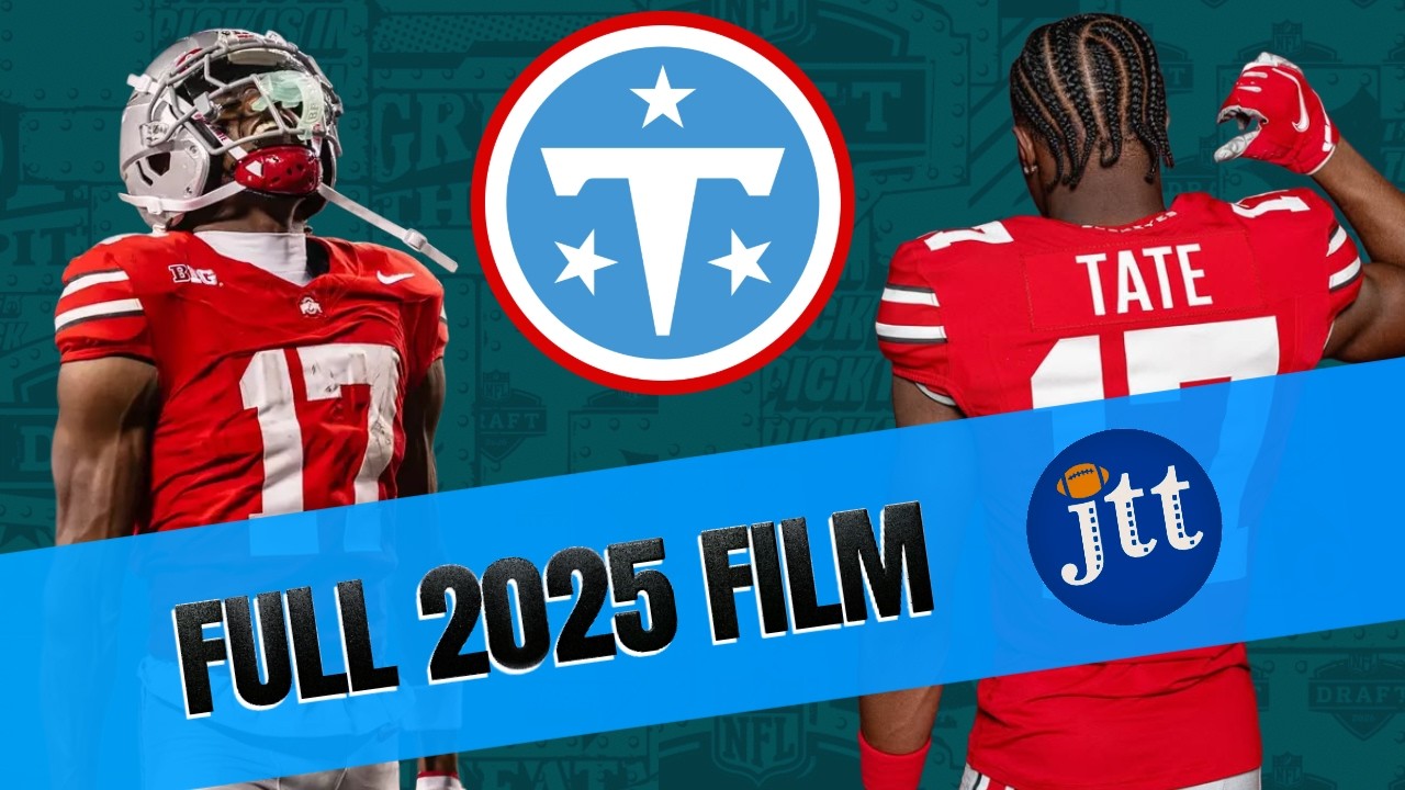 Ohio State WR Carnell Tate EVERY 2025 Regular Season Target & Touch (Plus Blocking)