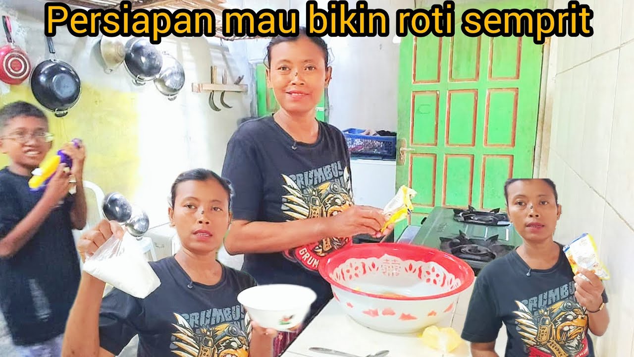 PERSIAPAN MAU BIKIN ROTI SEMPRIT