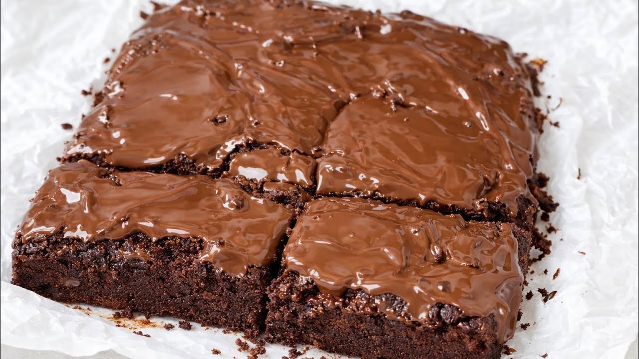 Νηστίσιμο Brownie ΧΩΡΙΣ Αυγά & Γάλα 😱 Δεν Θα Το Πιστεύεις!