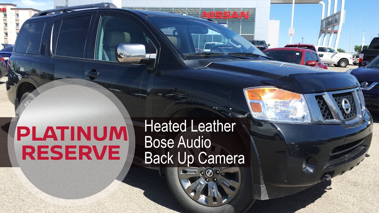 2015 Nissan Armada Platinum Reserve 4X4 SUV | In-depth Walk Around | Grande Prairie Nissan