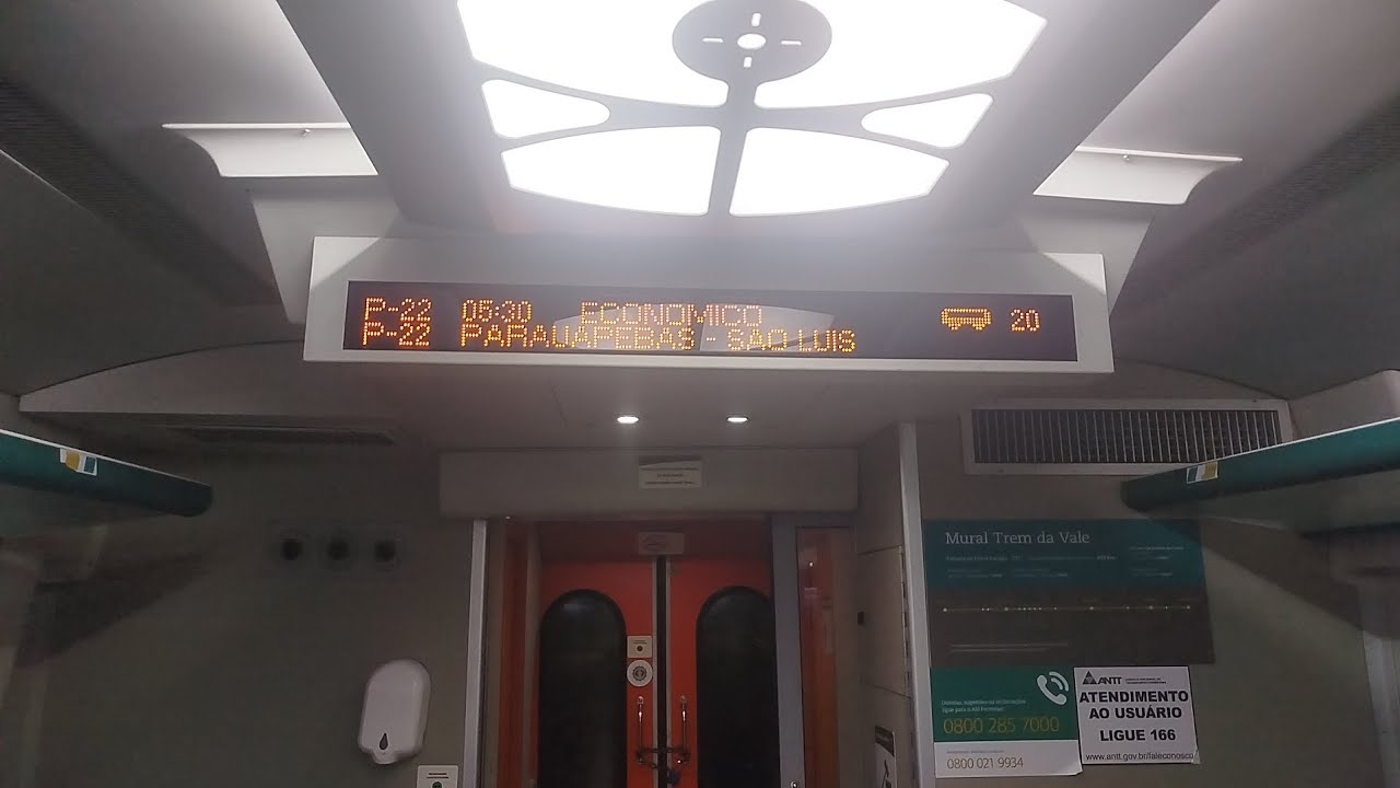 Viagem no Trem de Passageiros da Estrada de Ferro Carajás do Pará ao Maranhão P-022!