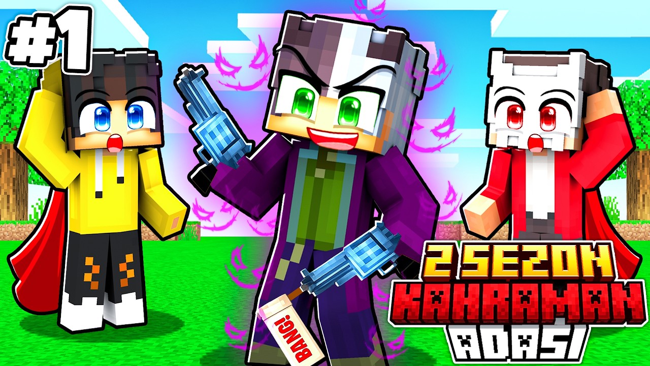 KAHRAMAN ADASINDA JOKER OLUP KÖTÜLÜK YAPTIM! 🤡| Minecraft