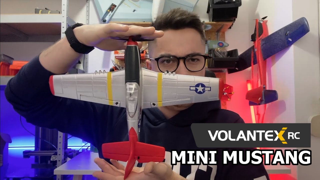 MINI MUSTANG P51 VOLANTEX RC - Mały Ale Wariat!