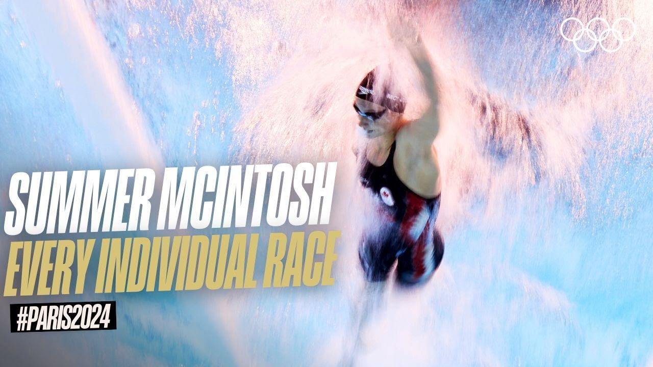 Every Individual Summer Mcintosh Race at Paris! 🇨🇦  #Paris2024