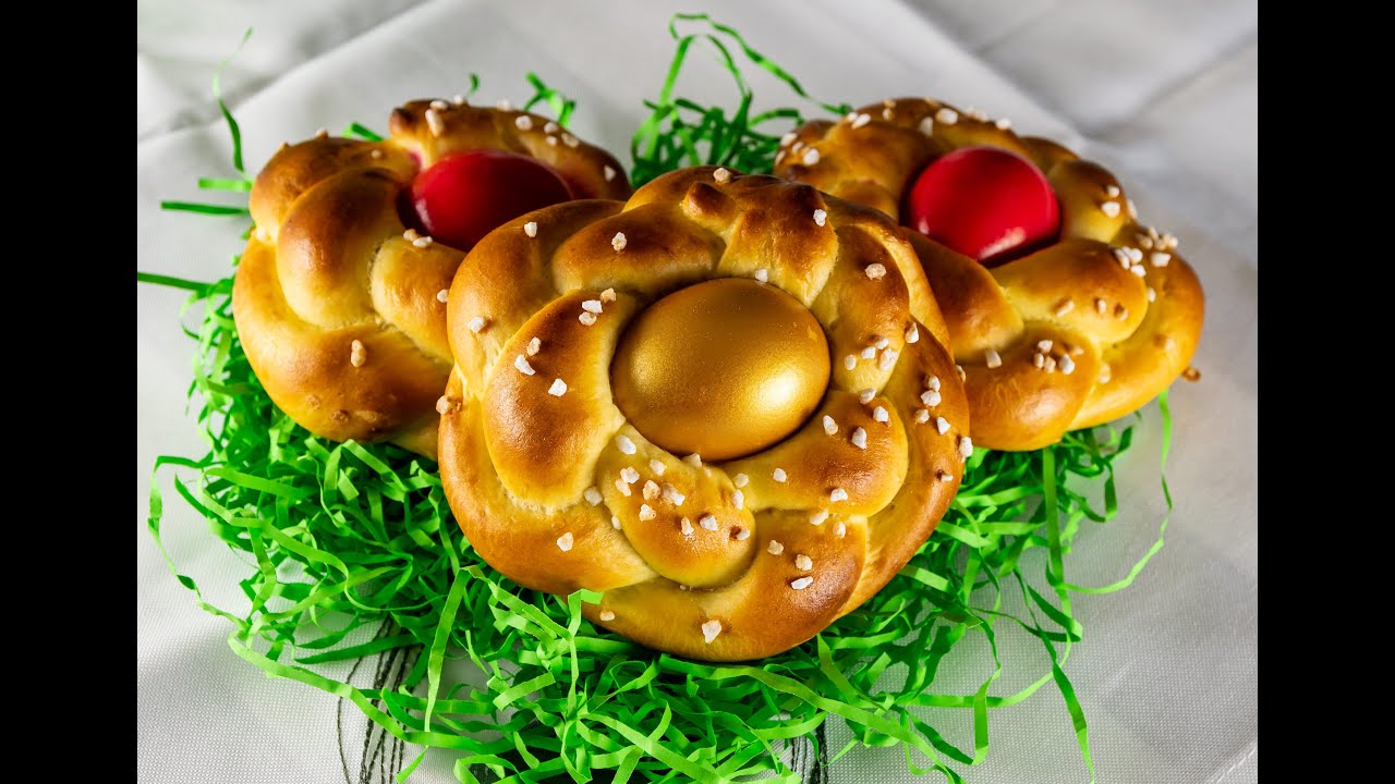 Geflochtenen Osterkranz selber backen