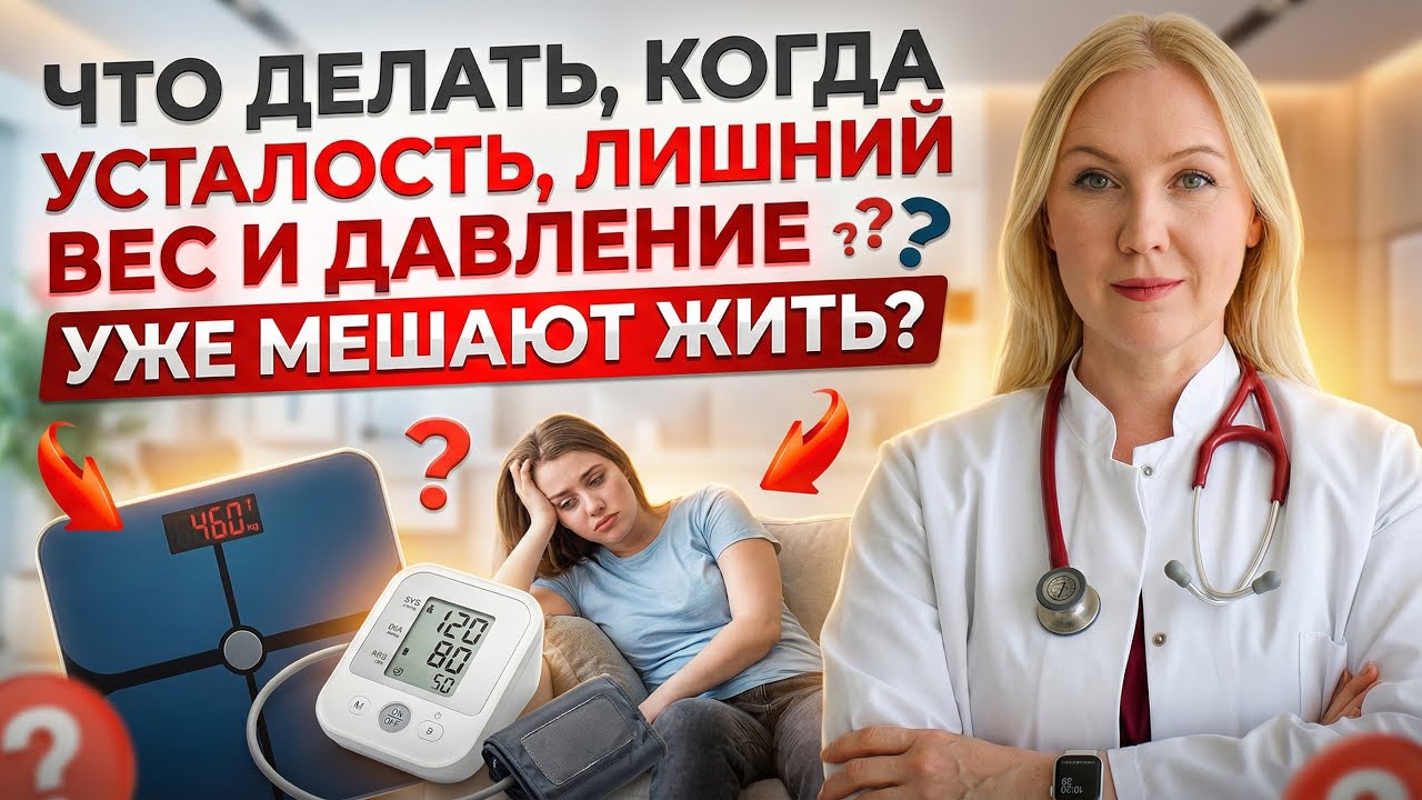 Что делать, когда усталость, лишний вес и давление МЕШАЮТ ЖИТЬ?
