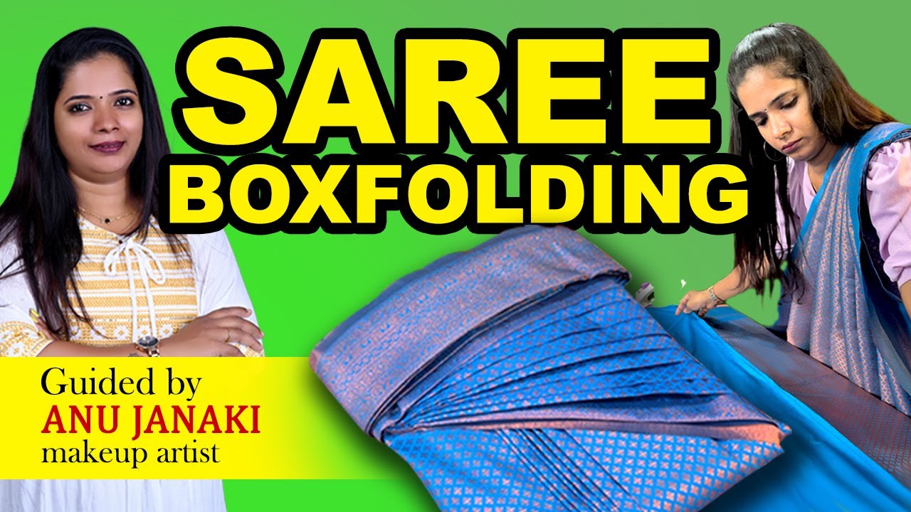 സാരി ബോക്സിങ്ങ് Saree Boxfolding Class✨