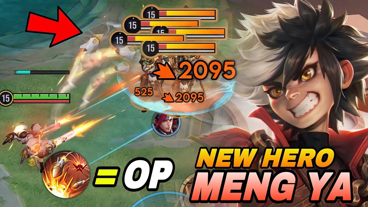 NEW HERO MENGYA PRO BUILD FOR SOLO RANK PLAYERS -INSANE CRITICAL DAMAGE & LIFESTEAL | HONOR OF KINGS