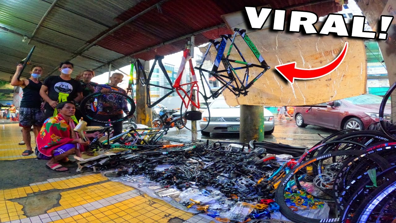 RESTOCK NG 500 PESOS MTB FRAME SA TUNAY AT ORIGINAL NA LATAGAN, KATAYAN SA QUIAPO BANGKETA!