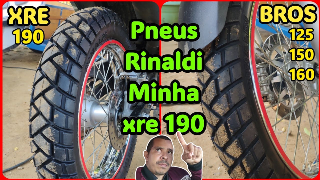 Review PNEU RINALDI R34 RALLYE Detalhes Medidas e Montagem. #moto #rinaldi #dicas