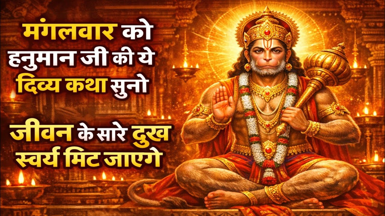 मंगलवार को हनुमान जी की ये दिव्य कथा सुनो | जीवन के सारे दुख स्वयं मिट जाएंगे