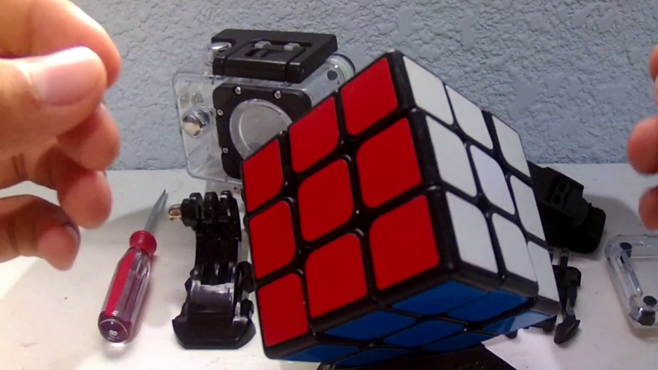 Como colocar una camara deportiva en la cabeza para grabar tu solves