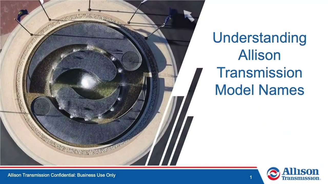 Understanding Allison Transmission Model Names