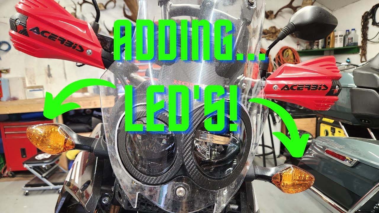 CRF250L Rally LED Bulb Install!