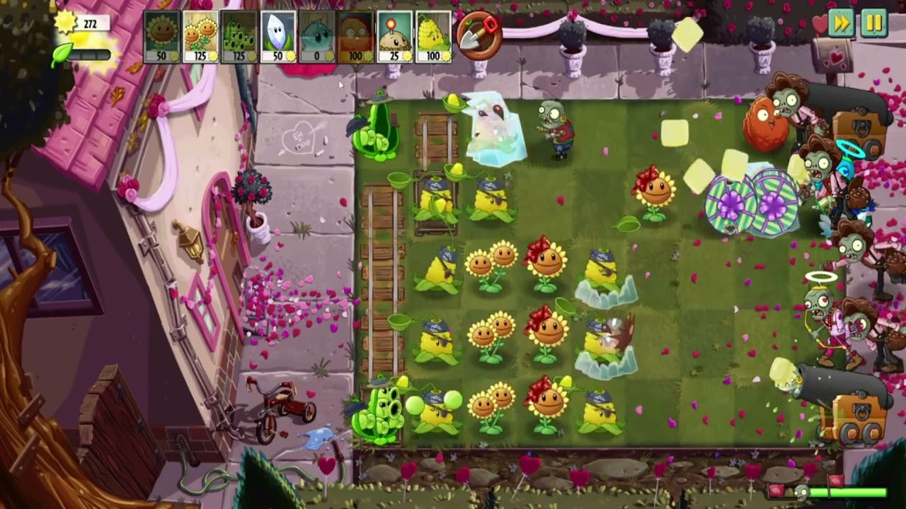 Plants vs Zombies Universe - Travel Log ValenBrainz Level 5