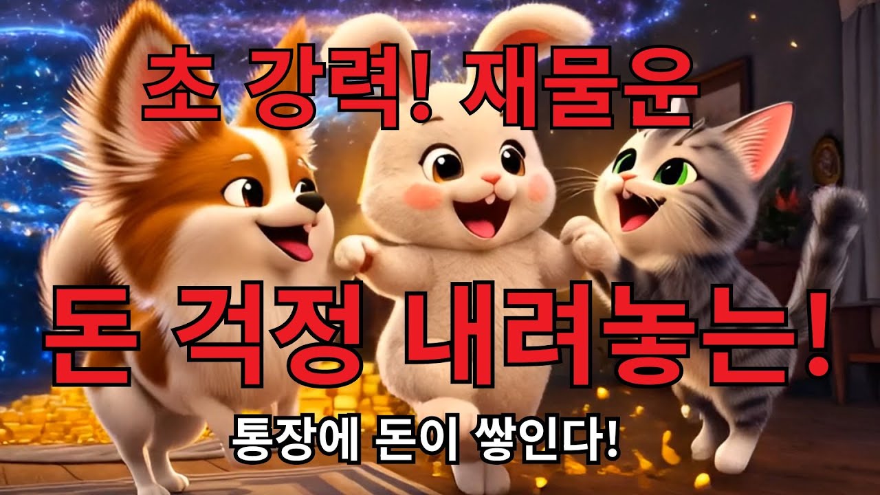 (초강력)돈 걱정 내려놓는 ｜주파수 부자되는 주파수 ｜통장에 돈이 쌓인다 #금전운 #재물운 #풍요#돈들어오는명상