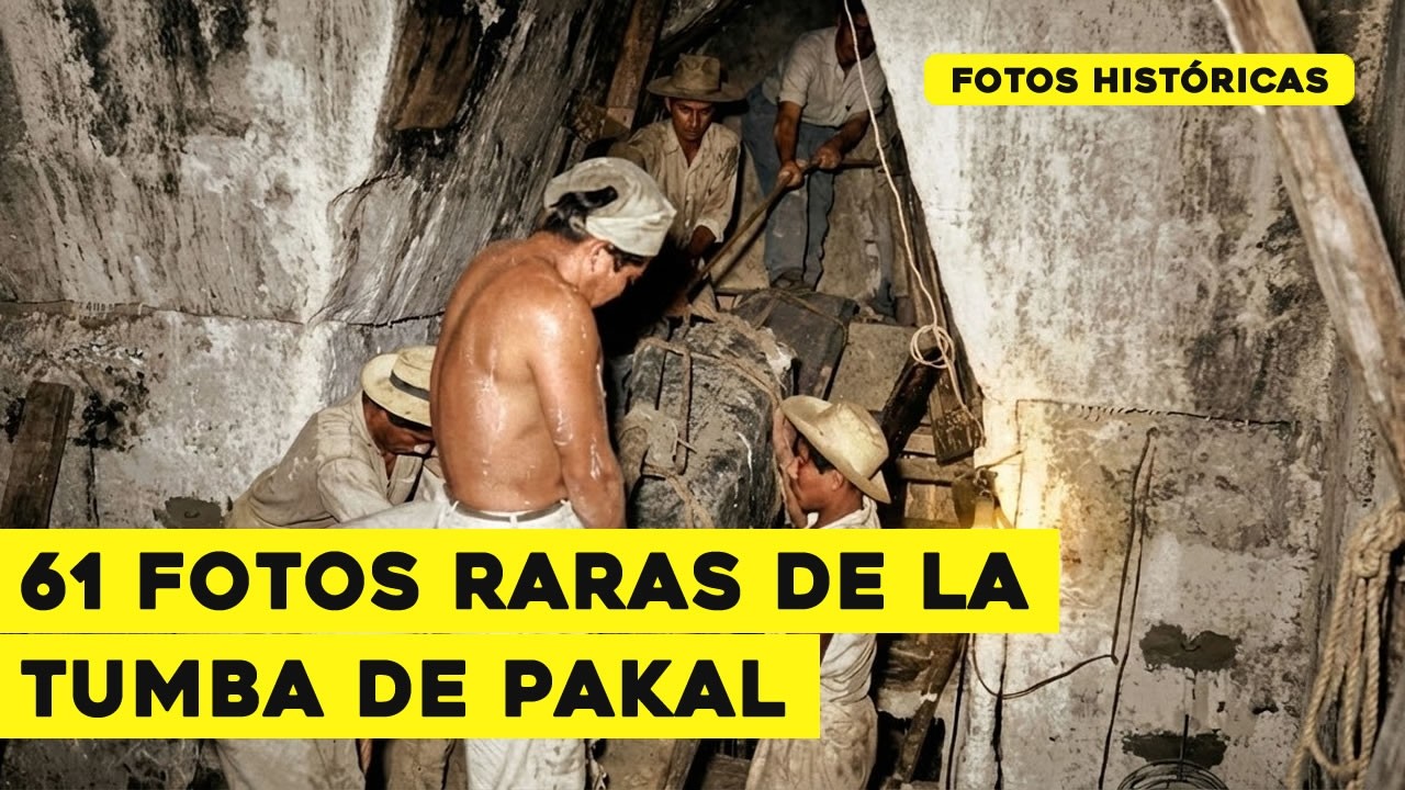 61 Fotos Raras Del Descubrimiento De La Tumba De Pakal - Parte 3