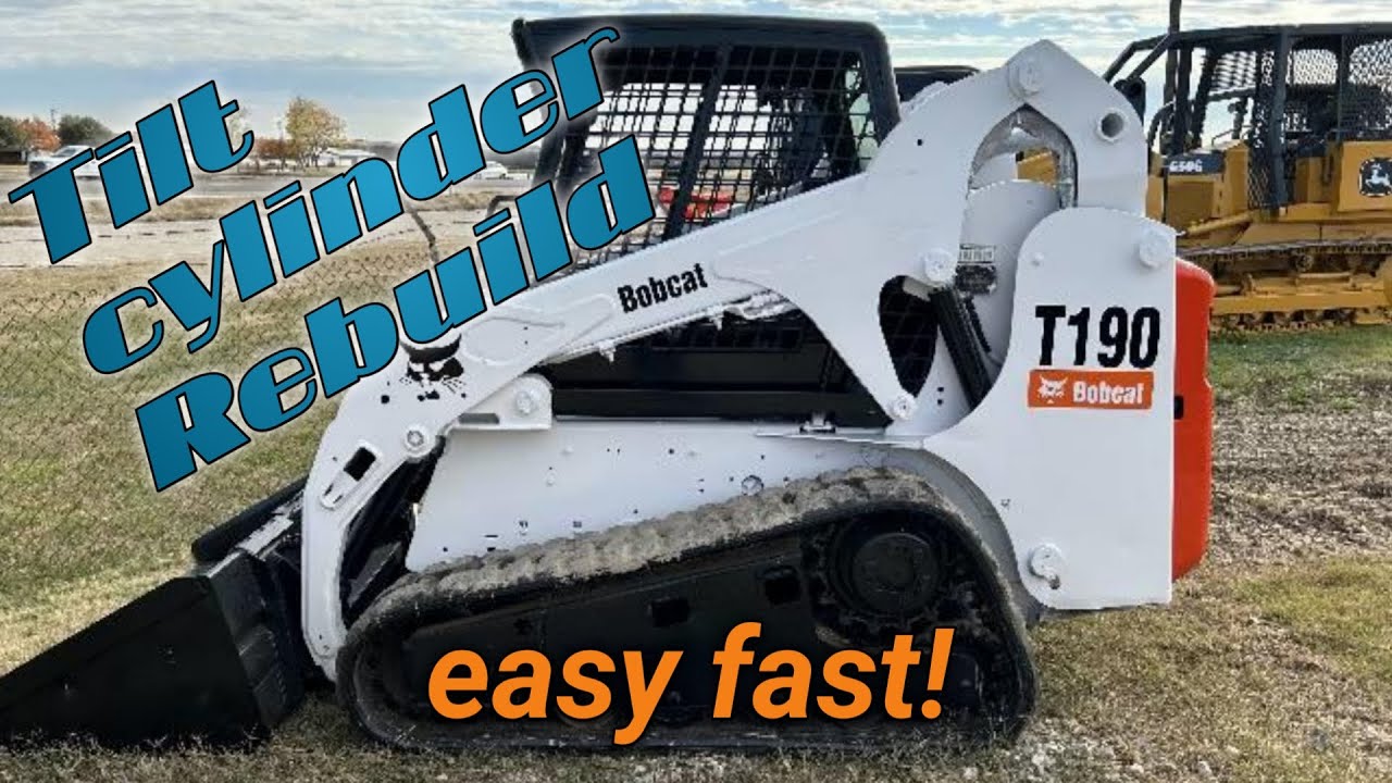 Как перебрать подъемный/наклонный цилиндр Bobcat T190 T180 S160 S185