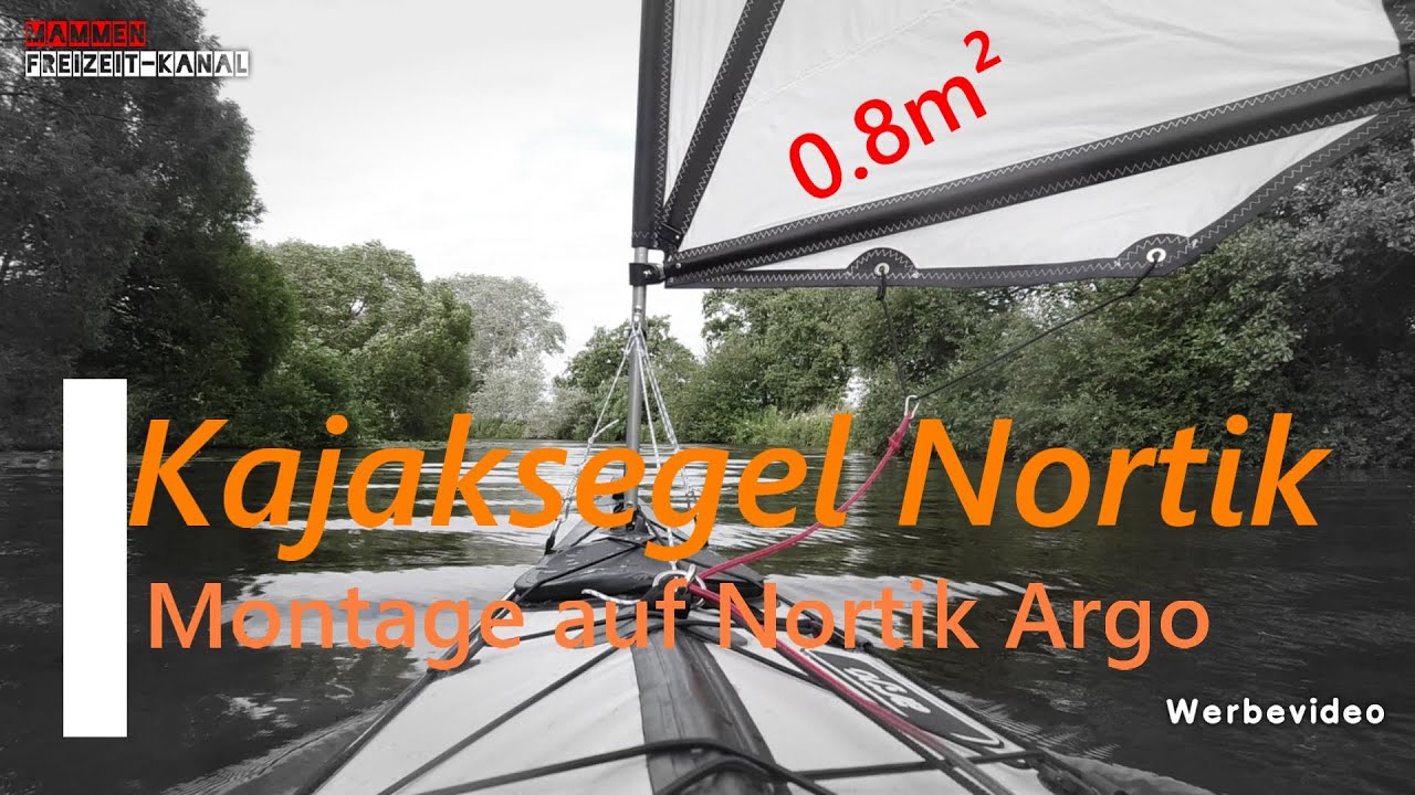 Kajaksegel Nortik - Montage auf Nortik Argo #kayaking  #kayaklife
