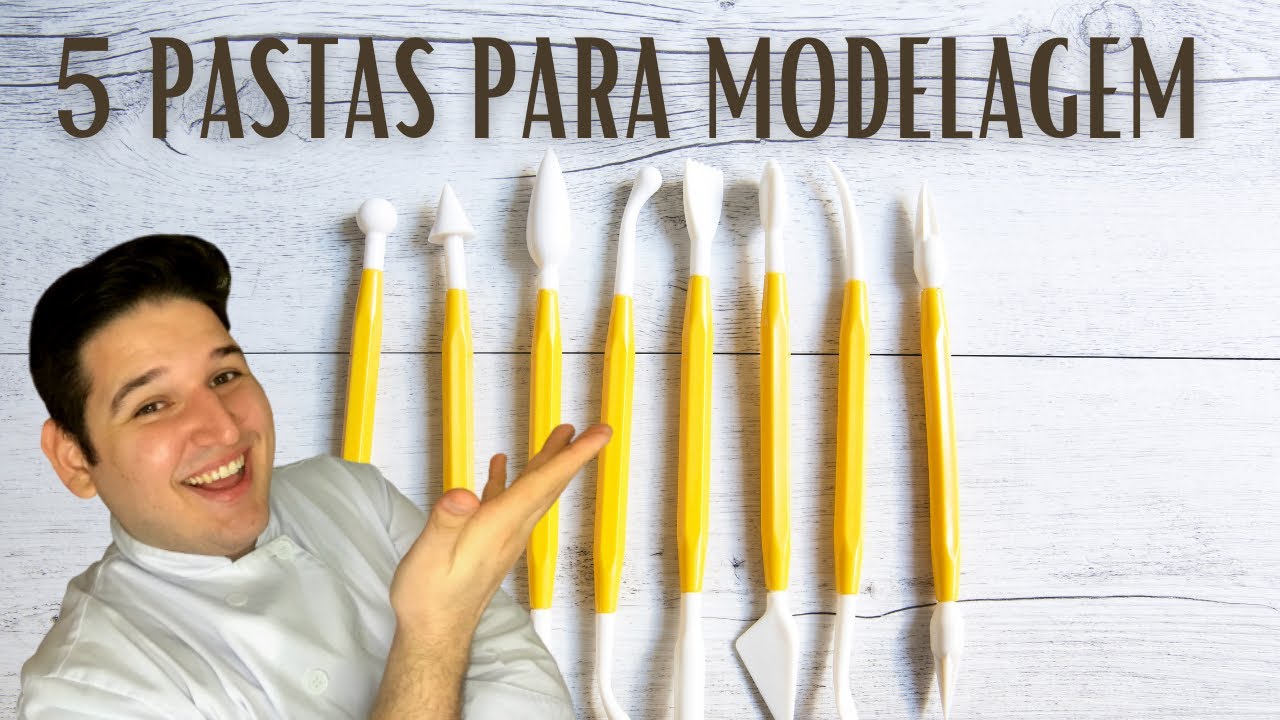 5 TIPOS DE PASTA PARA MODELAGEM!