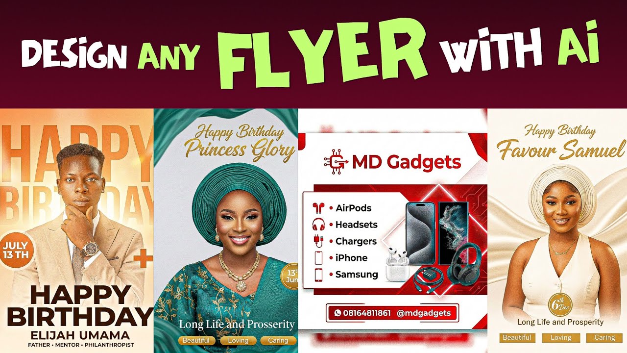 How to Design Any Flyer Using AI in Minutes for Free (Step-by-Step Tutorial)