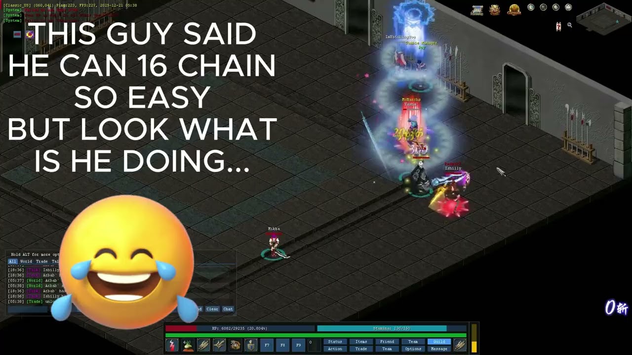 [CLASSICCONQUER-US]fighting w/ 16chain Ishilly/nevolent