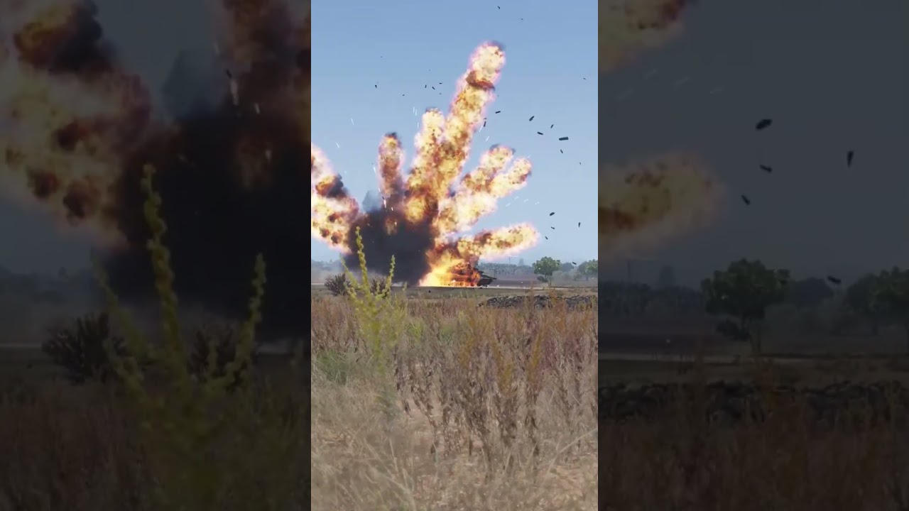 US Monster Tank Surprise Attack #arma3  #military #army #gaming #milsim