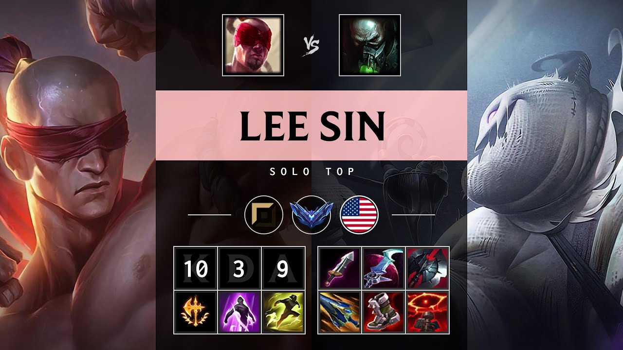 Lee Sin Top vs Urgot - NA Diamond Patch 25.13