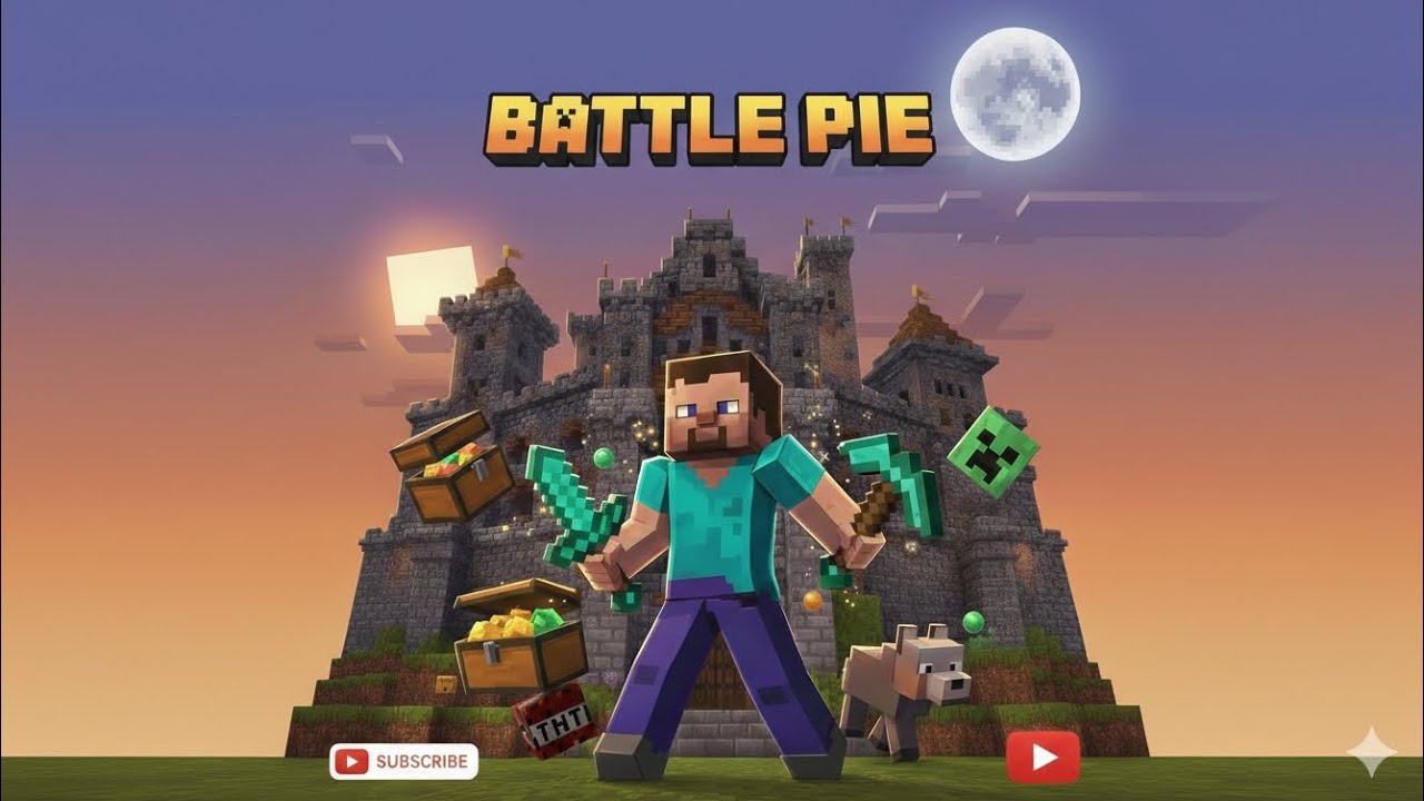 Finally i have a teamate in battlepie🙂😊#minecraft