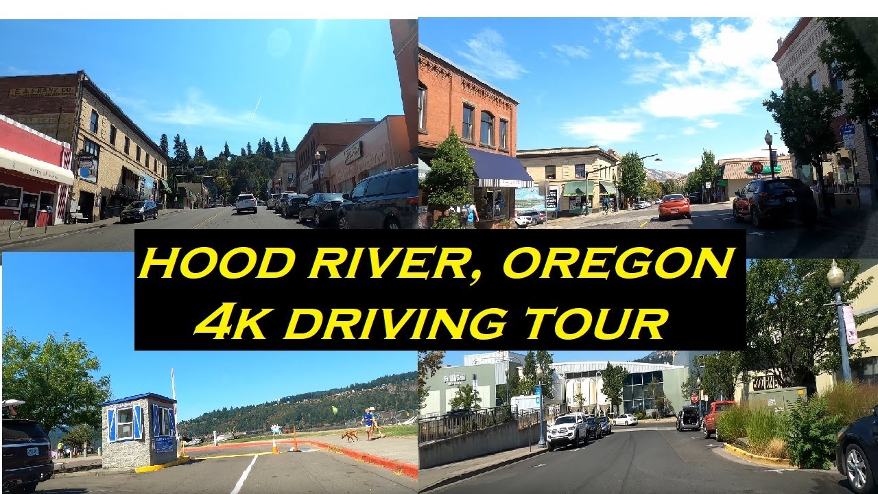 Hood River, Oregon | 4k Driving Tour