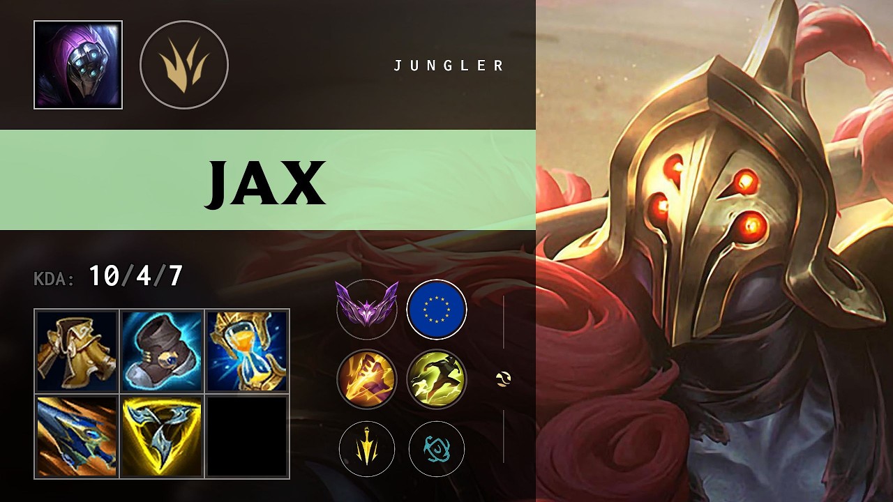 Jax Jungle vs Lee Sin - EUW Master Patch 26.11