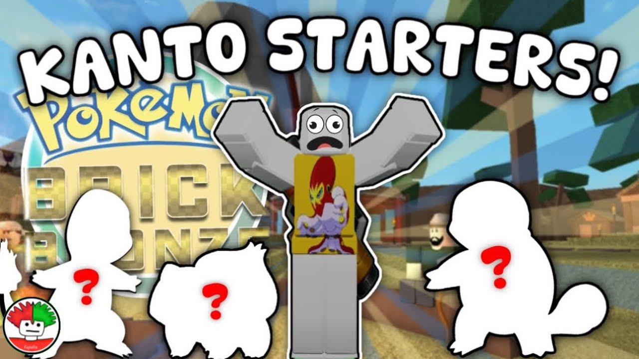 HOW TO GET THE KANTO STARTERS IN POKEMON BRICK BRONZE!!!