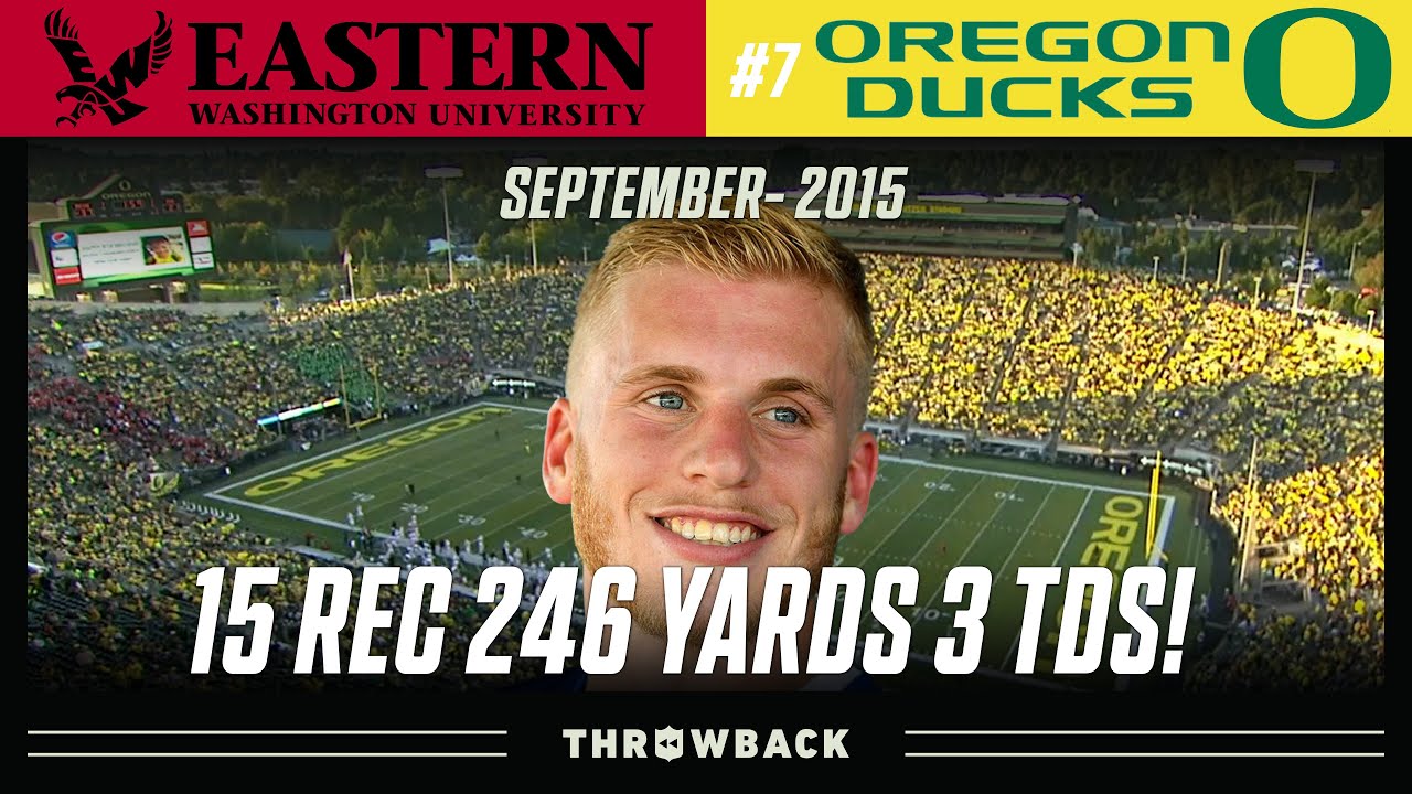 That Time Cooper Kupp COOKED Top 10 Ducks! (EWU vs. #7 Oregon 2015, September 5)