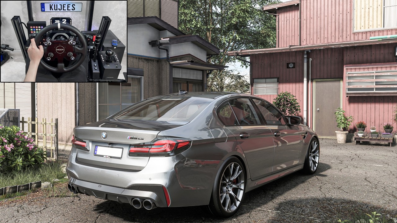 BMW M5 CS - Forza Horizon 6 | Steering Wheel Gameplay
