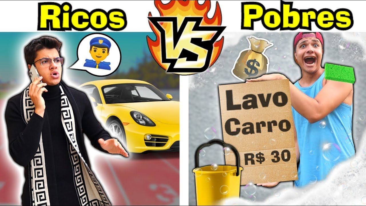 RICOS VS POBRES DONOS DE UM LAVA JATO POR UM DIA #66