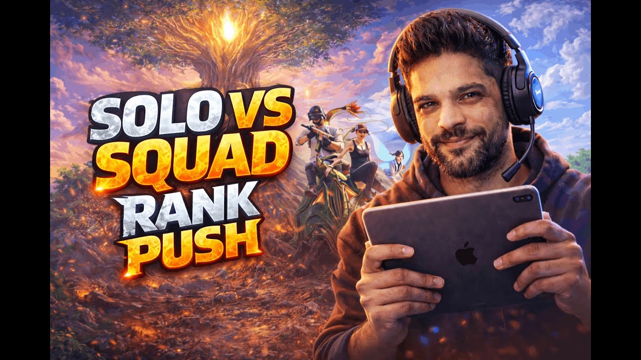 SOLO VS SQUAD RANK PUSH #bgmi #bgmishortlive #pubg #londaislivebgmi