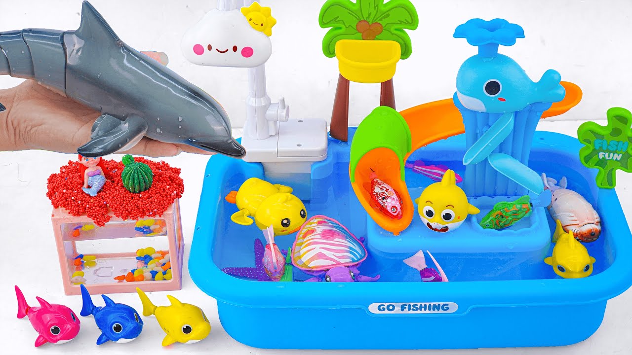 Toy asmr 🐟 Light Robo Fishing + Zuru Robo Fish Aquarium Playset ASMR | Satisfying with Unboxing