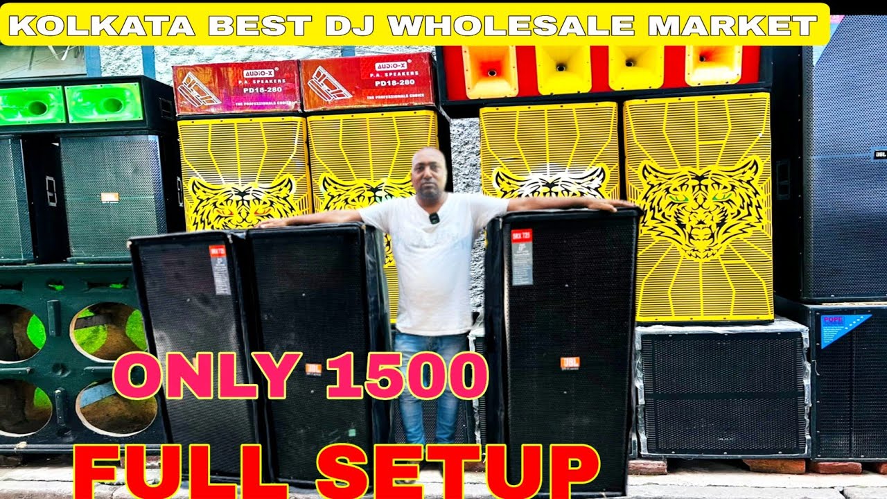 KOLKATA BEST DJ WHOLESALE MARKET || KOLKATA CHANDNI MARKET||KOLKATA DJ MARKET CHANDNI CHOWK