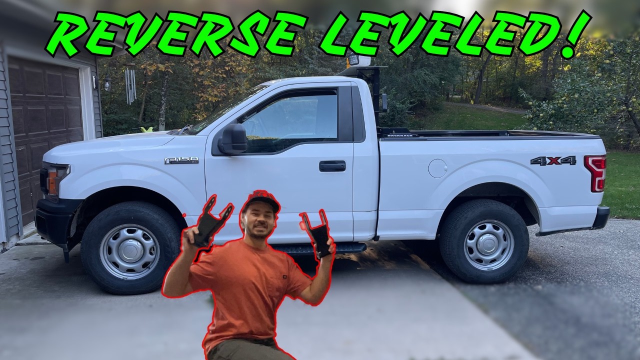 Reverse LEVELING my COYOTE F-150 BUILD - RCSB 4X4 get lowered with CROWN drop shackles
