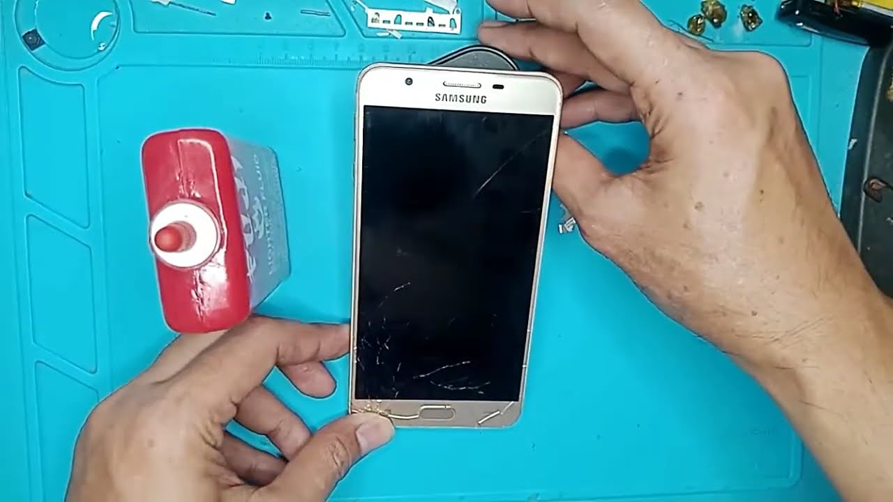 Samsung J7 prime SM-G610F , Lcd screen replacement/ charging port repair [Filipino]