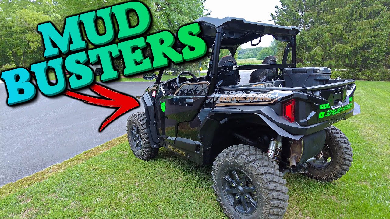 MUDBUSTER FENDER FLARES & MUD GUARDS FOR DAVE'S  2022 POLARIS GENERAL XP 1000 DELUXE