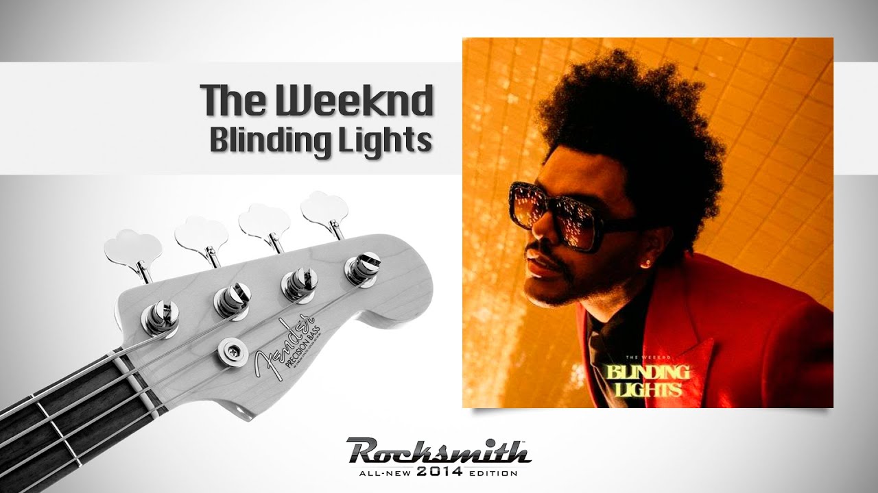 The Weeknd, Blinding Lights - 100% with lyrics (Rocksmith Bass)