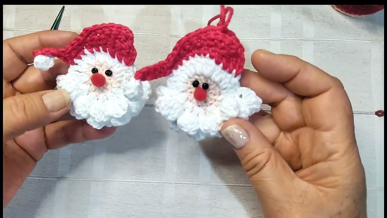 Hagamos un Santa Claus 3d a crochet muy fácil, para tu emprendimiento o para regalar
